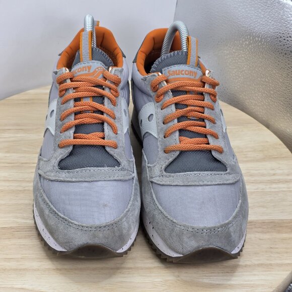 SAUCONY JAZZ 81 LOW LACE ]WOMENS SIZE 8 SHOES GREY/BLACK SNEAKERS - Picture 4 of 9